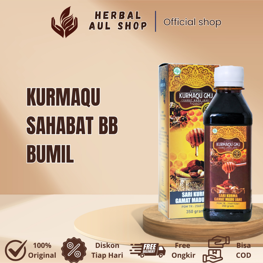 Kurmaqu GMJ Madu untuk Penggemuk Busui - Suplemen Gemuk Badan Ibu Menyusui - Vitamin Nutrisi Busui S