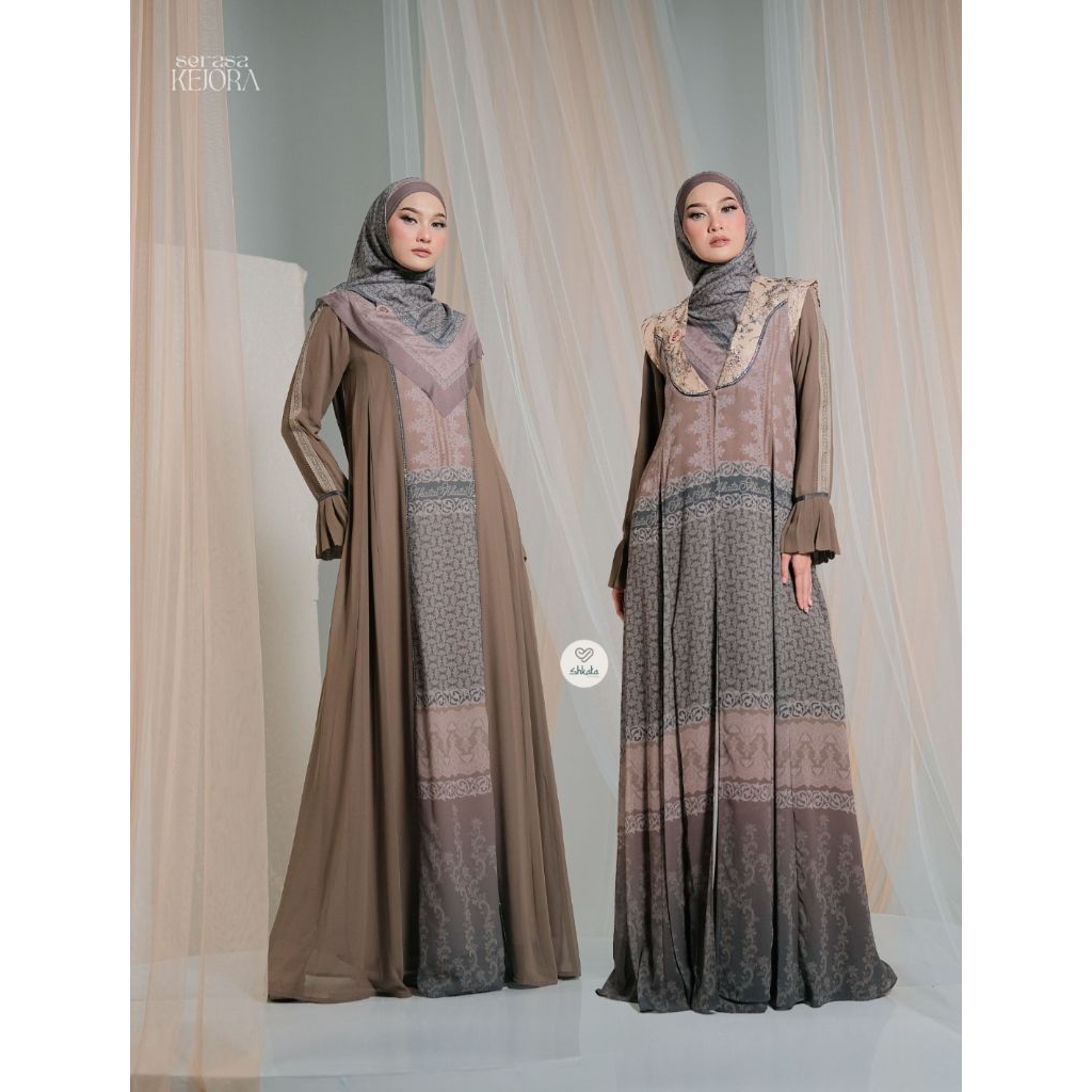 DRESS HIJAB PRINTING MARSHA DRESS BY SHKATA