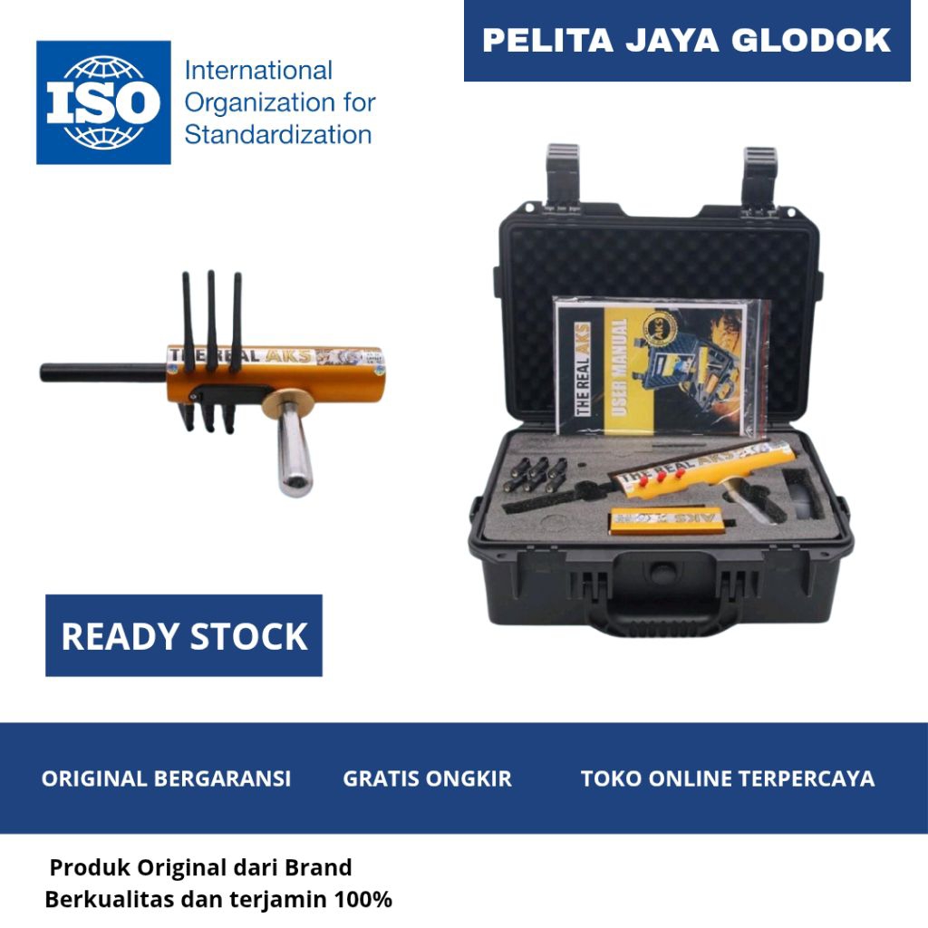 The Real Gold AKS Long Range Gold Detector 6 Antennas