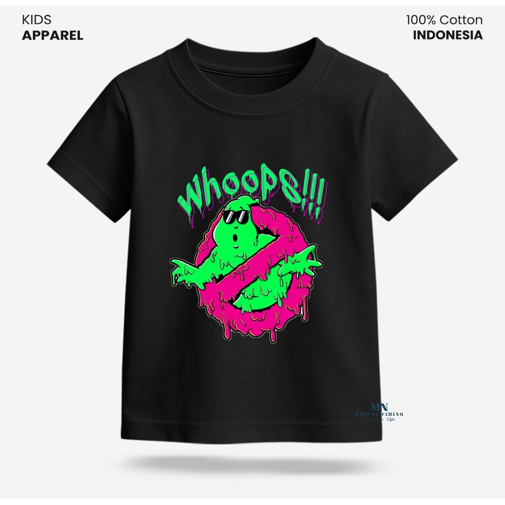 Baju Kaos Distro Anak Whoops Laki Laki Perempuan Catoon Combed 24s 3-10Thn Fashion