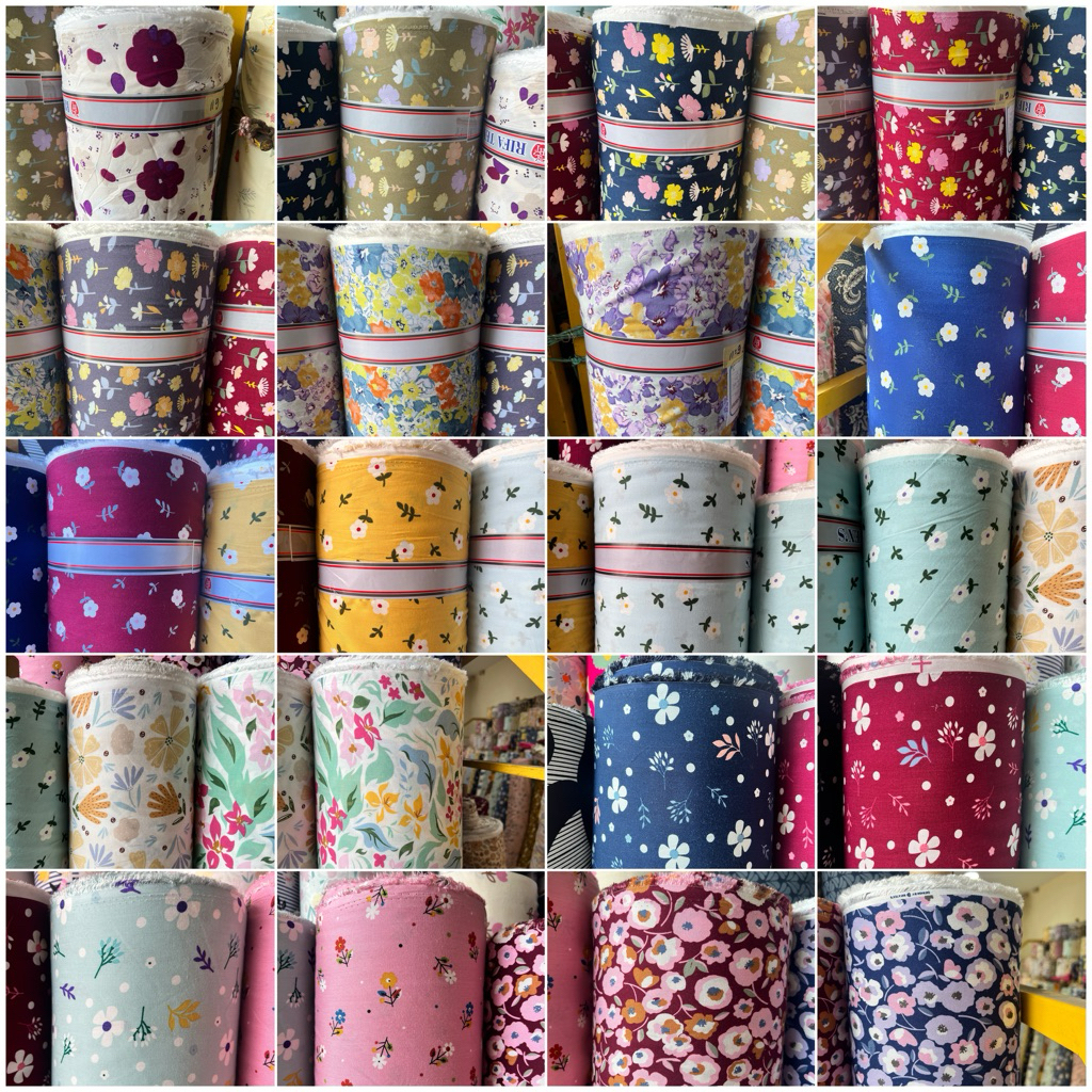 kain katun rayon motif (harga tertera setengah meter) 10.11.25