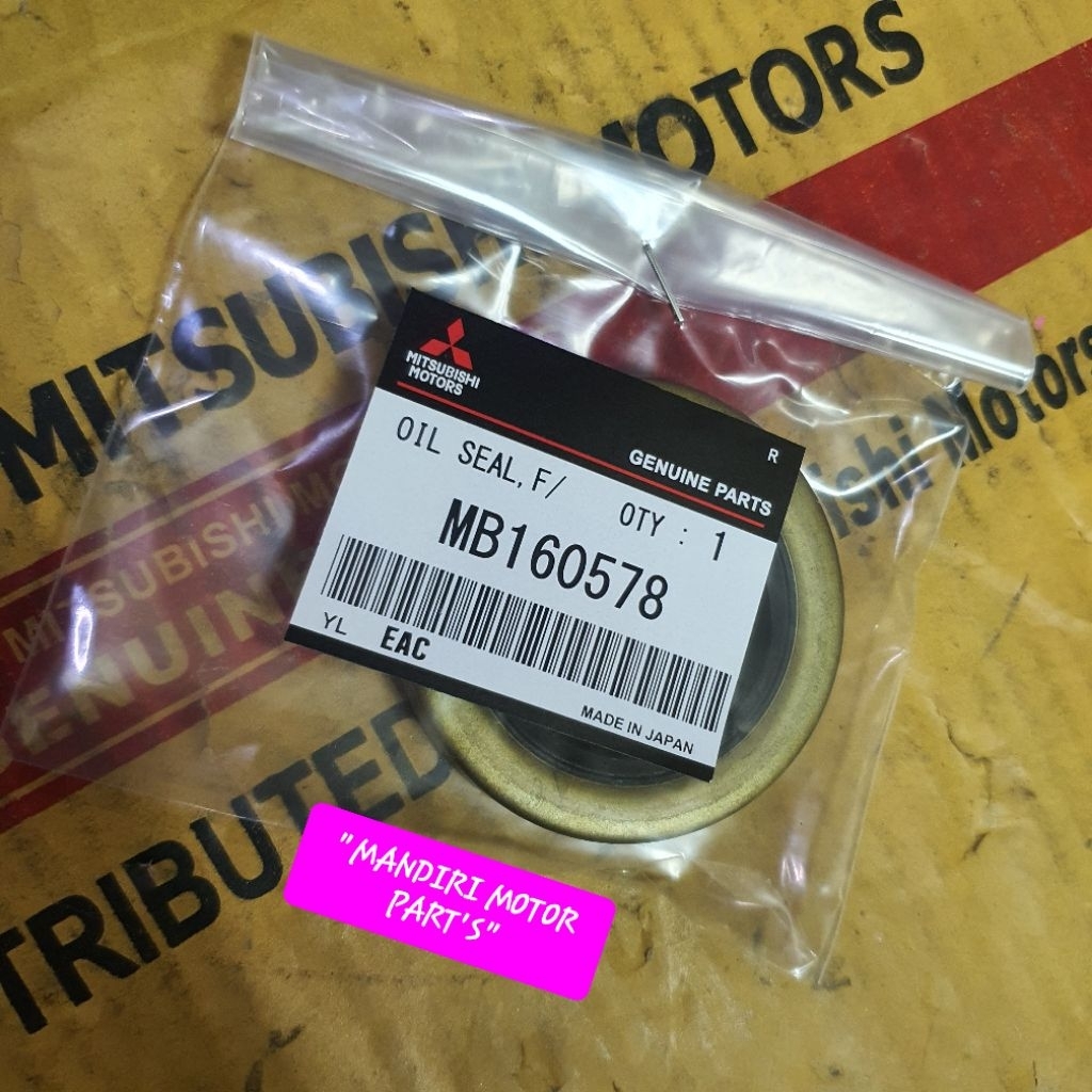 OIL SEAL DIFFERENTIAL PINION FRONT/OIL SEAL GARDAN DEPAN TRITON MB160578