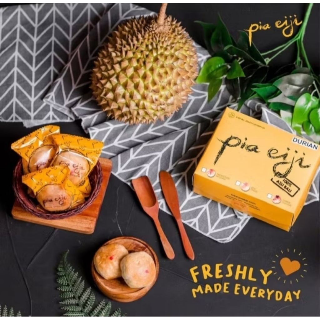 PIA EIJI PIA BALI ASLI RASA DURIAN ISI 8PCS/PACK OLEH-OLEH KHAS BALI ENAK HALAL