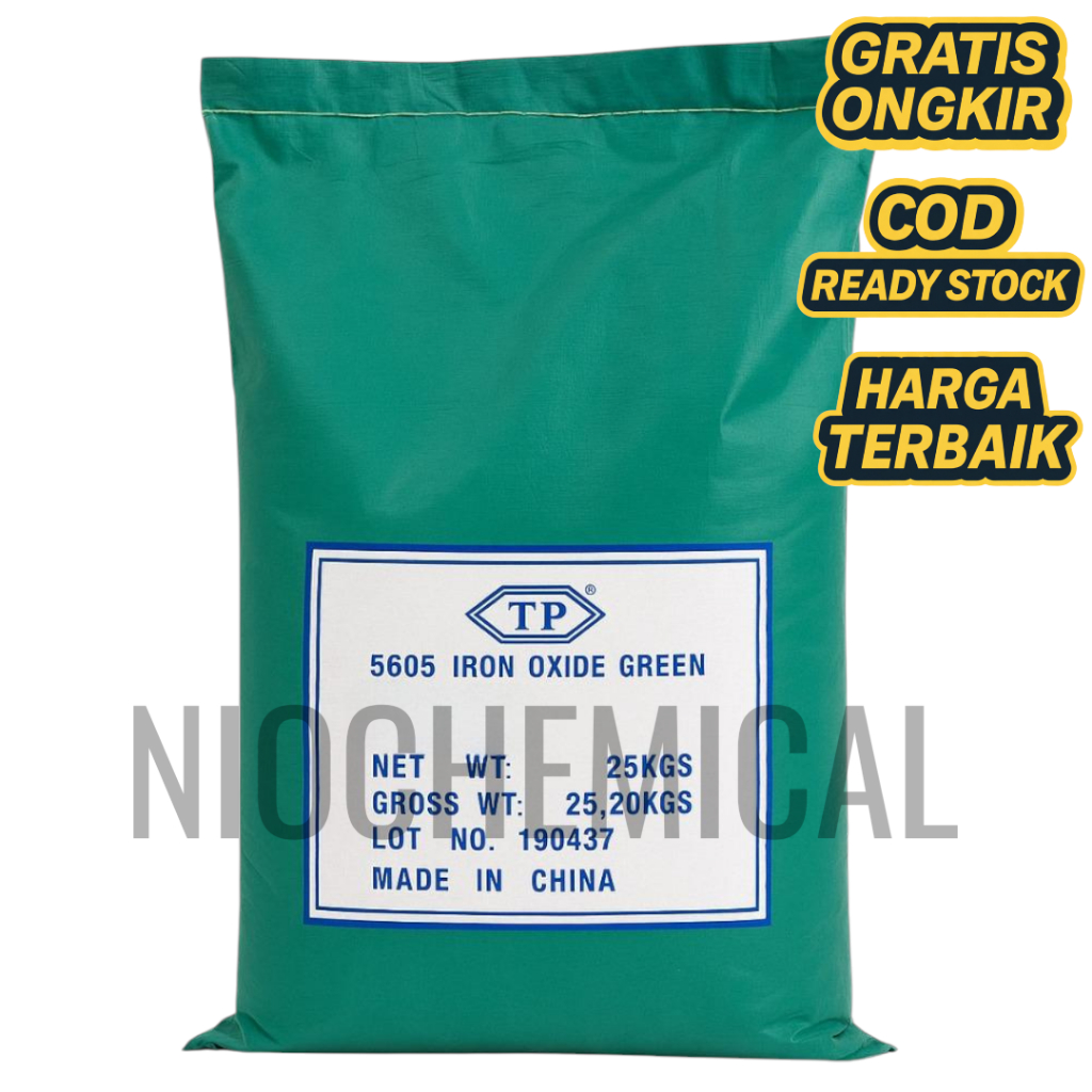 Iron Oxide Green Hijau 25KG/Iron Hijau 1 SAK