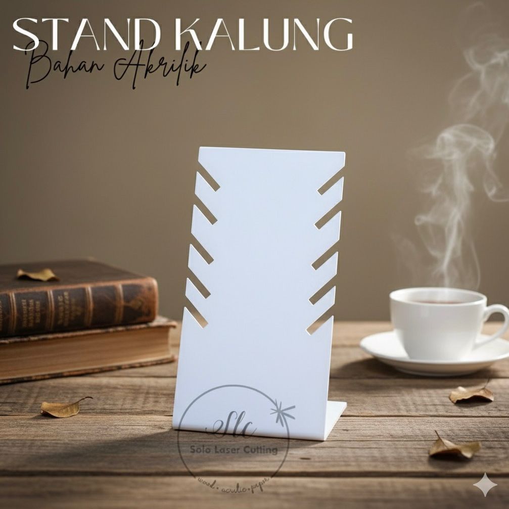 Necklace Earrings Holder / Stand Kalung / Display Kalung tempat kalung bahan akrilik