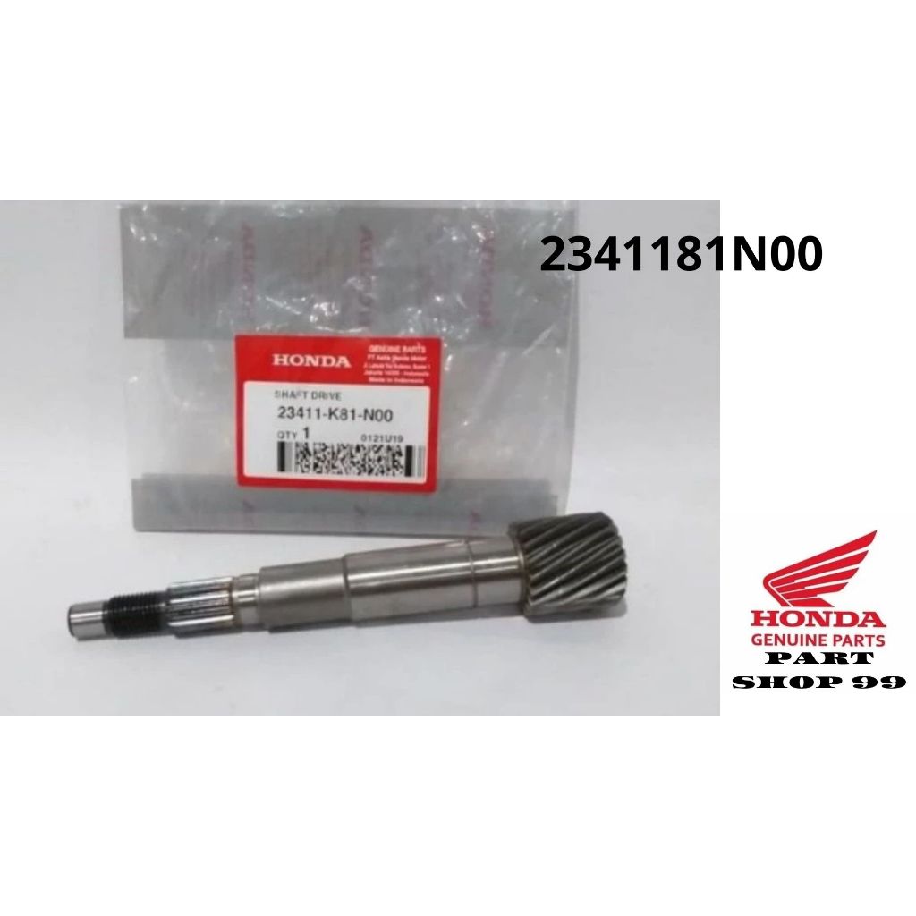 ORI-as pully beat esp k44 original / As Pully Beat ESP / Shaft Drive 18T Honda BeAT eSP 23411K81N00