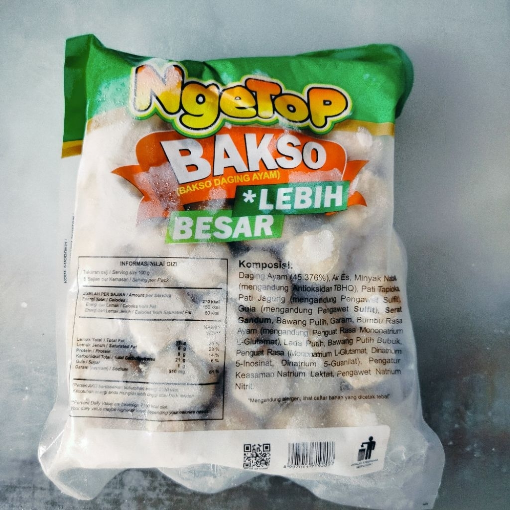 Bakso Ayam Ngetop 500gr