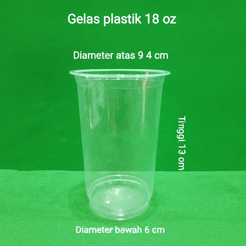 PP CUP 18 OZ PRINTING ( 8 Gram ) - ( Tanpa Tutup )