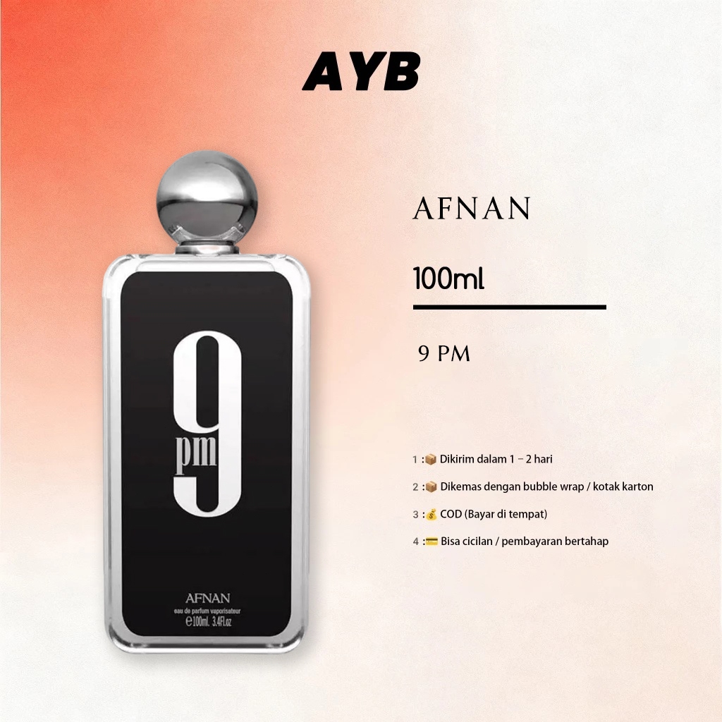 Afnan 9 PM Rebel Dive EDP 100ml, Afnan Indonesia Official, Parfum Afnan 9PM, 9 PM Afnan, Afnan 9pm B