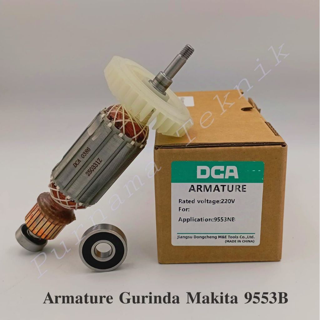 ARMATURE DCA GURINDA MAKITA 9553B – SPAREPART MESIN GERINDA TANGAN 220V KUAT & TAHAN LAMA