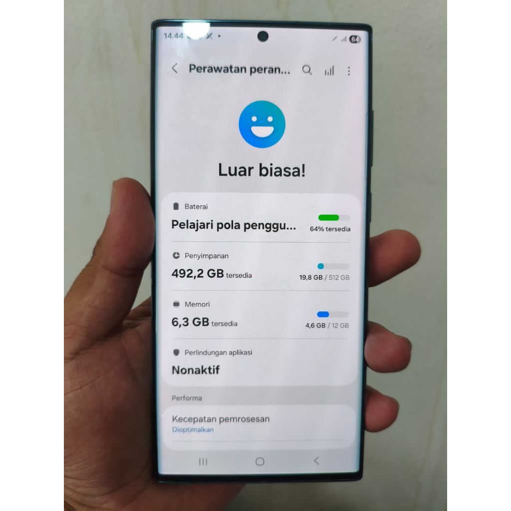 SEIN | Samsung Galaxy  S22 ULTRA 12/512GB Minus Layar SCRATCH Second Resmi Indo