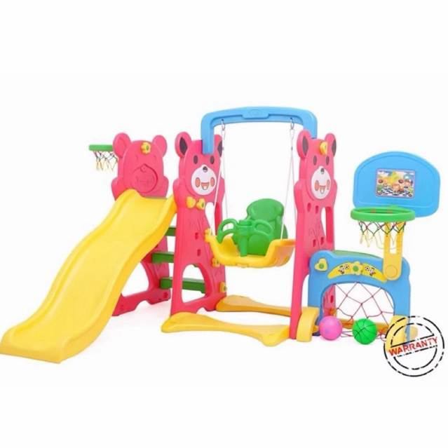 Preloved Mainan Anak Perosotan Ayunan 4in1