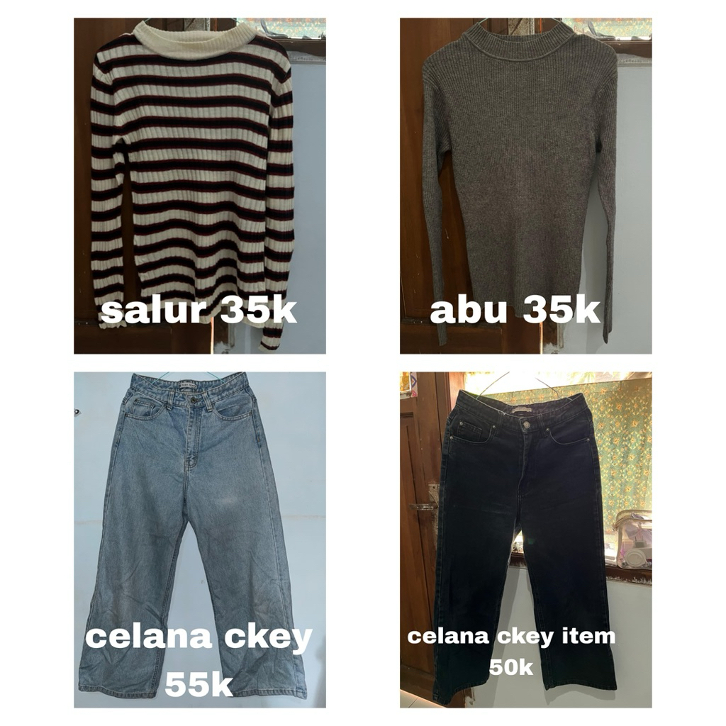 baju preloved/vest/kemeja/sweater/hoodie/cardigan/crop top