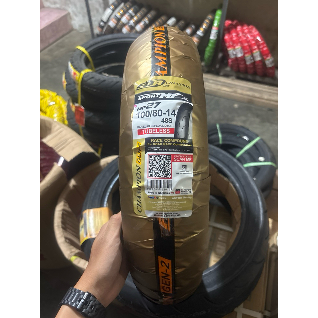 FDR SPORT MP 27 100/80 RING 14 TUBELESS