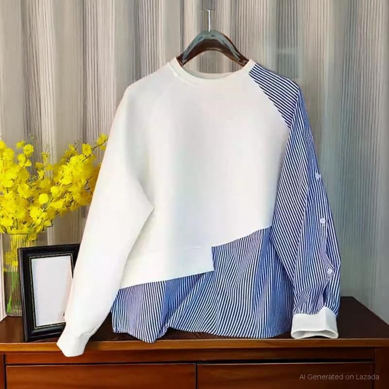 MIA Blus Wanita Korean Style – Atasan Modis Big Size S M L XL XXL XXXL 5XL - Blus Casual Formal Baha