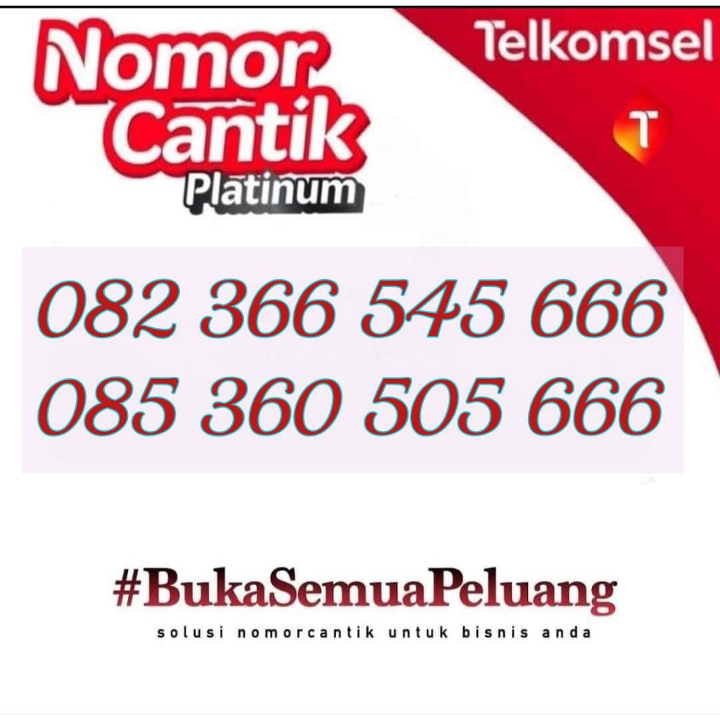nomor cantik kartu perdana telkomsel kartu as jadul prabayar triple 666