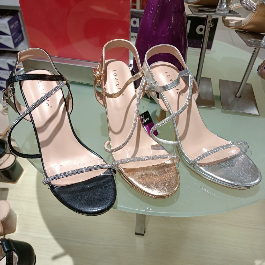 sepatu sandal pesta wanita heels 9cm LAVIOLA original