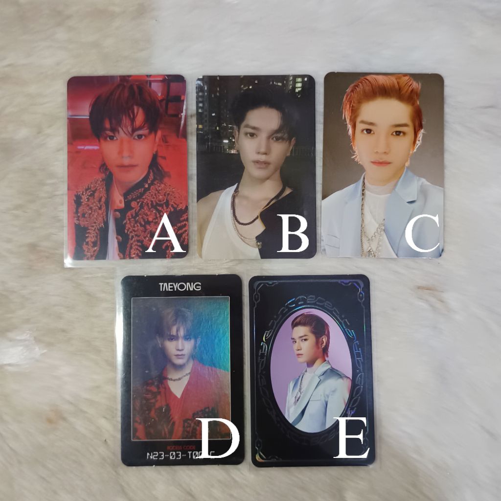 PHOTOCARD OFFICIAL TAEYONG NCT