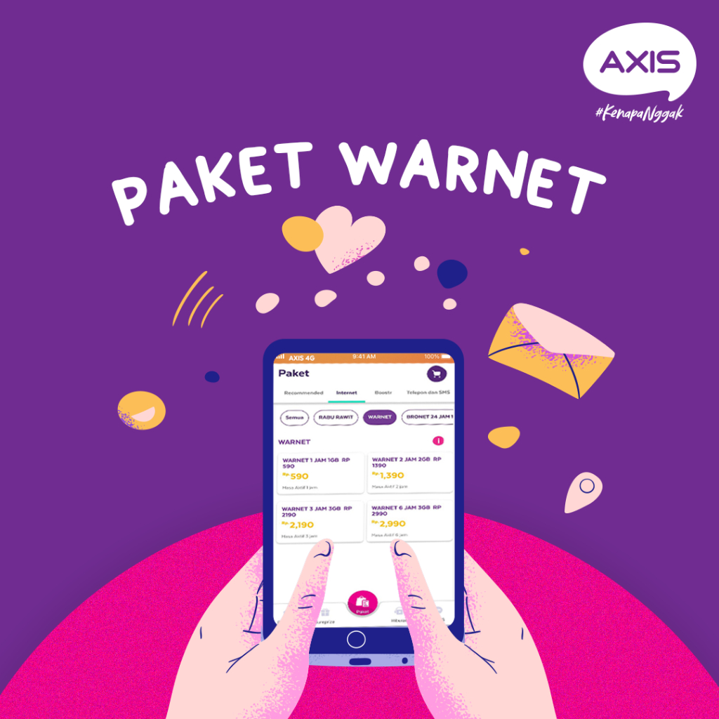 Kuota paket data axis warnet unlimited internet