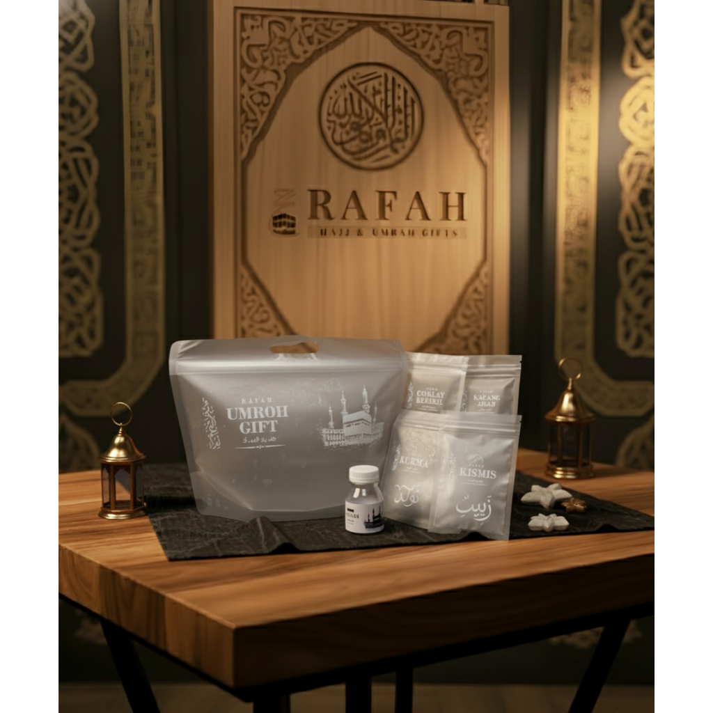 Kemasan Oleh-Oleh Haji dan Oleh-Oleh Umroh / Tas Hadiah Umroh Haji  /Tas Oleh-oleh Umroh Haji / Plas