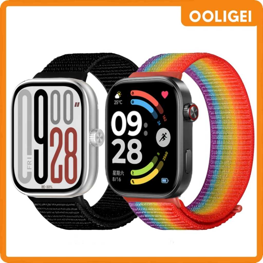 Strap Nylon Loop Redmi Watch 6 / Redmi Watch 5 / Redmi Watch 4 Strap Xiaomi Band 8 Pro Mi Band 9 Pro