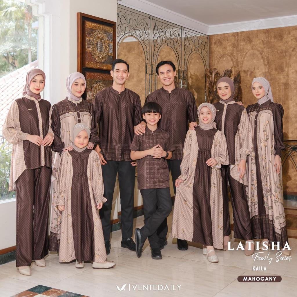 LATISHA FAMILY SET LATISHA VENTE VENTEDAILY / LATISHA SARIMBIT DRESS KAILA DRESS GAMIS PREMIUM ABAYA