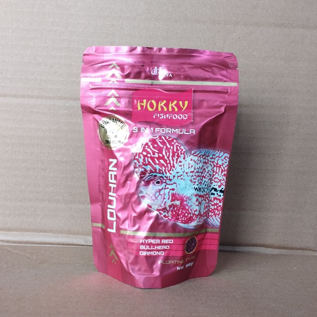 HOKKY LOUHAN (100 GRAM) PAKAN IKAN
