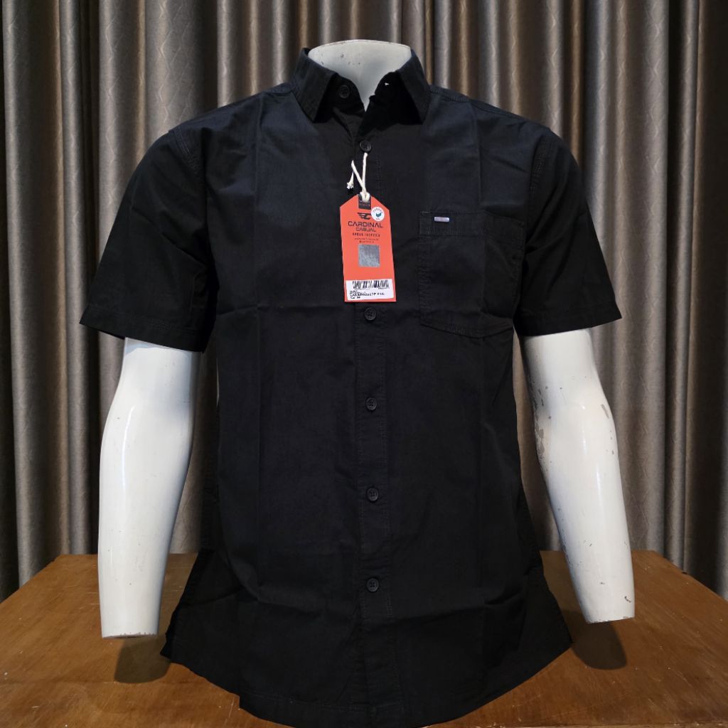 BAJU KEMEJA CARDINAL CASUAL ORIGINAL ATASAN PRIA TANGAN PENDEK