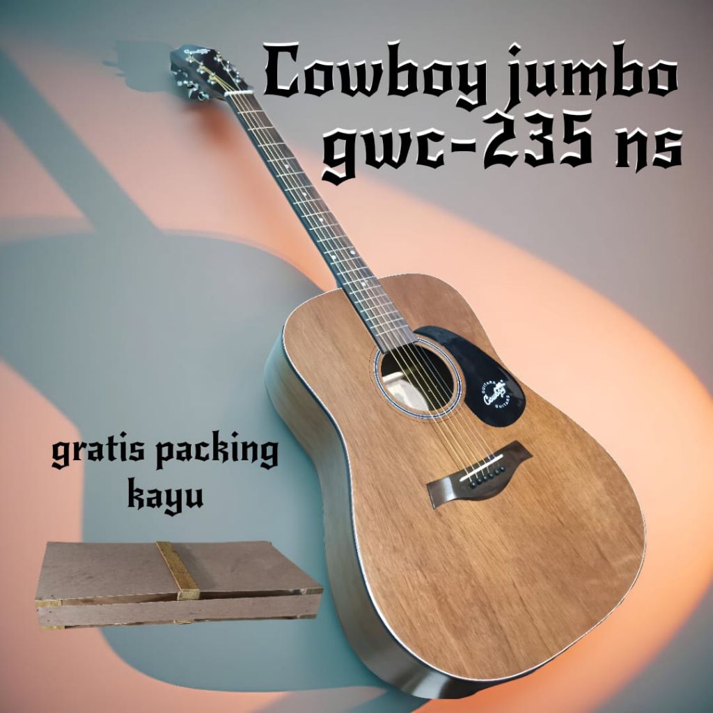 Koboy gitar akustik premium murah, gitar berkualitas bagus