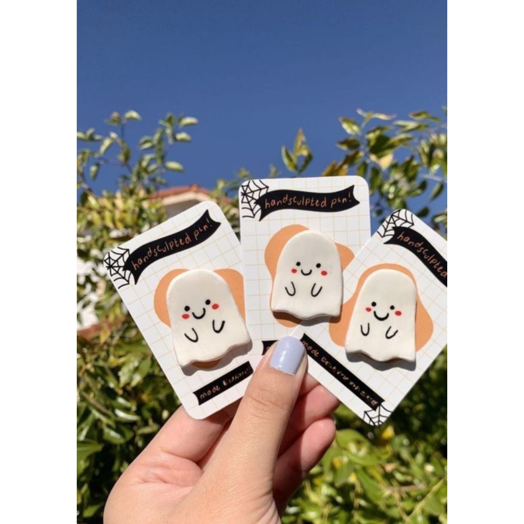 Clay Pin Handmade| Pin karakter lucu