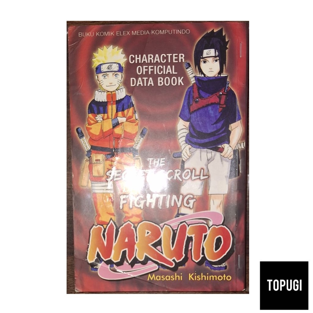Komik Naruto Character Official Data Book : The Secret Scroll Of Fighting
