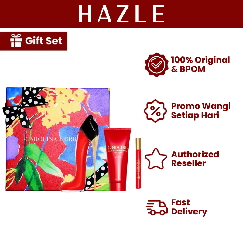 [Gift Set] Carolina Herrera Very Good Girl Woman EDP 80 ml + Body Lotion 100 ml + Travel Spray 10 ml