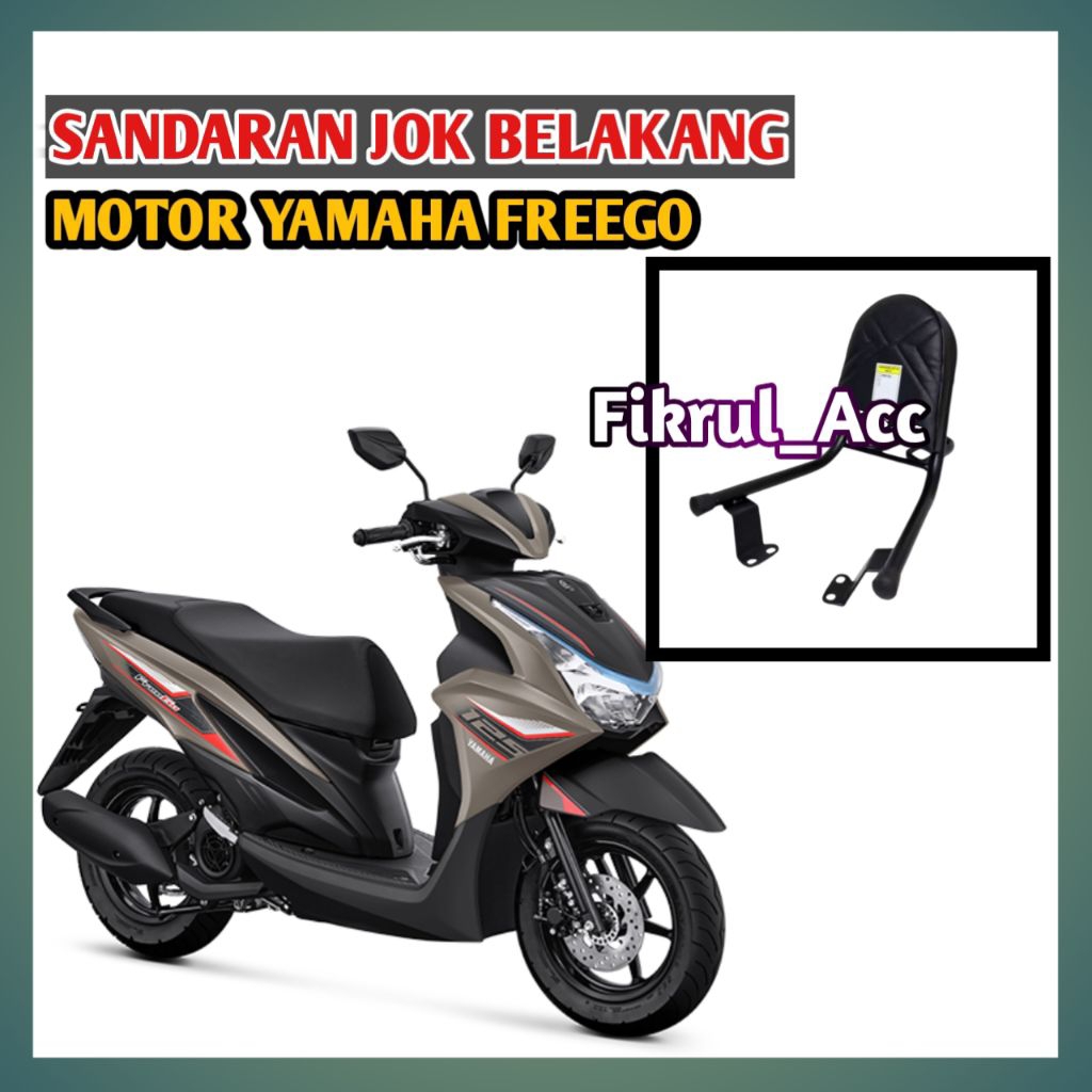Sandaran Senderan Jok Motor Freego | Sandaran Tambahan Jok Belakang Senderan Motor Freego