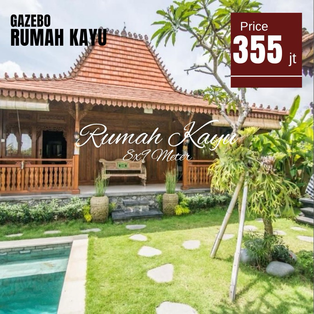 Rumah Joglo Pendopo Kayu Jati Jepara