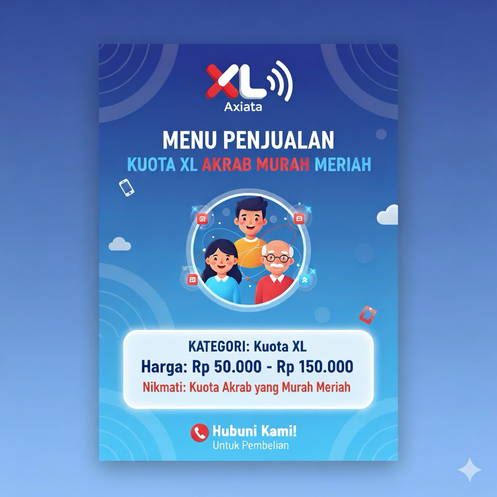 KUOTA XL AKRAB MURAH MERIAH