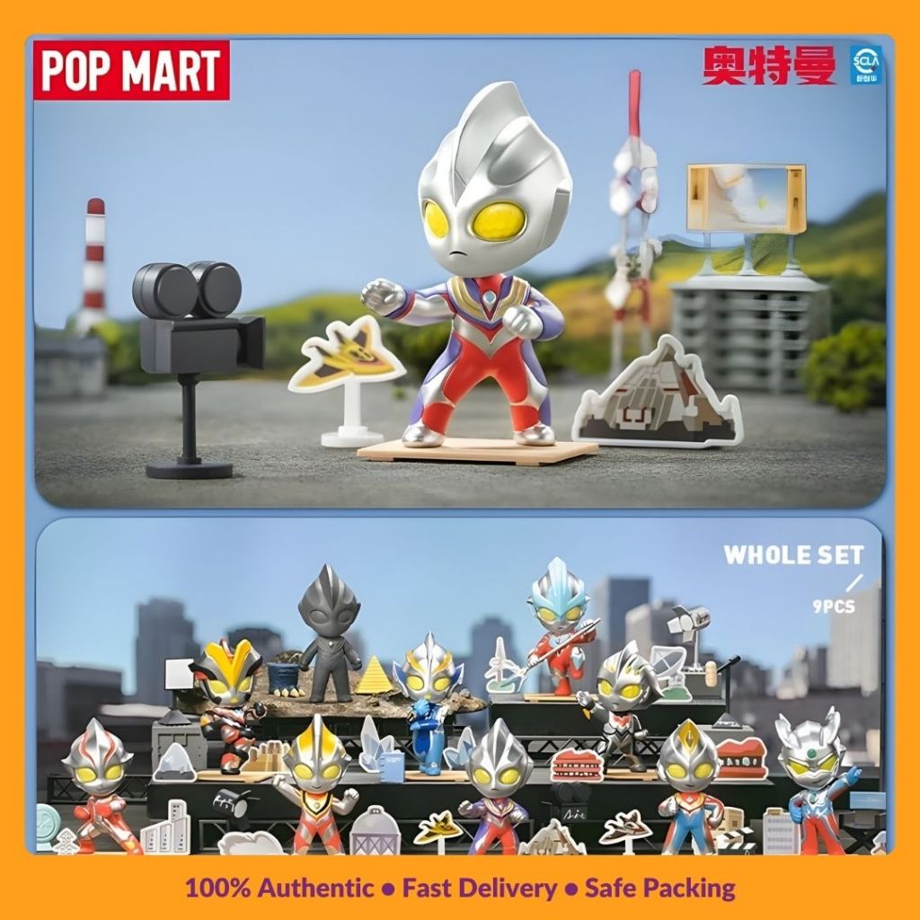 Nookitoys - POP MART Ultraman Shooting Studio Series | Figur Koleksi Original Blind Box Ultraman Her