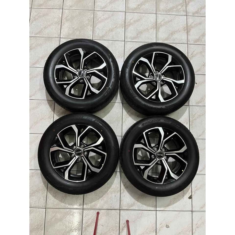 VELG MOBIL ORIGINAL BYD RING 17 LUBANG BAUT PCD 5x114 BAN HANKOOK 215/60R17 PELEK
