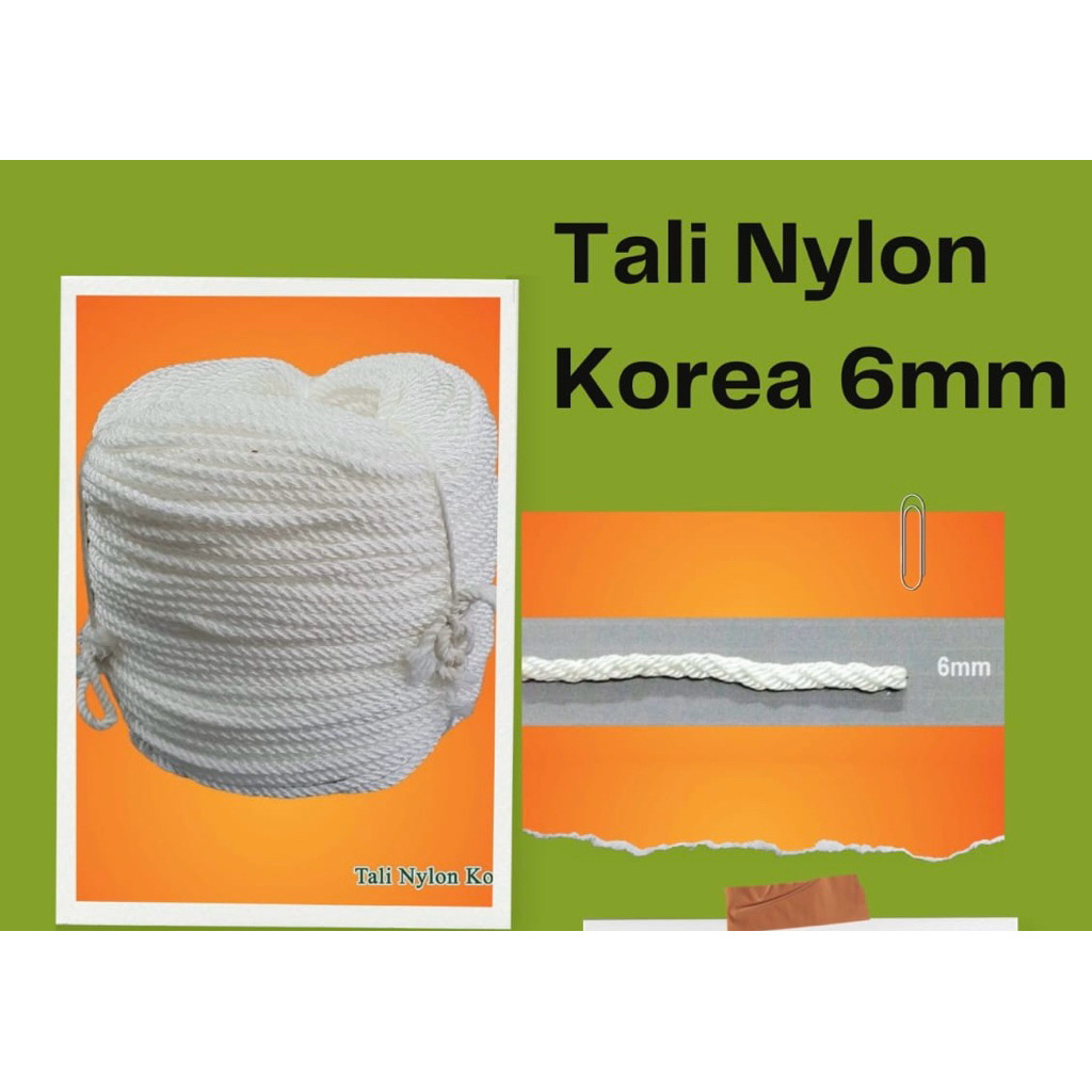 Tali tambang nylon -6mm