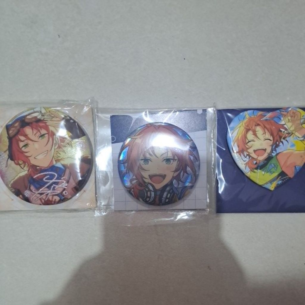 ensemble stars enstars various badge leo tsukinaga limited global bloom, collab project sekai, offli