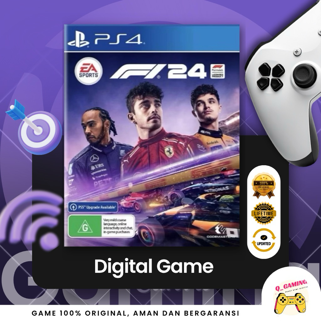 F1 2024 Full Game (PS4 & PS5) Digital Download