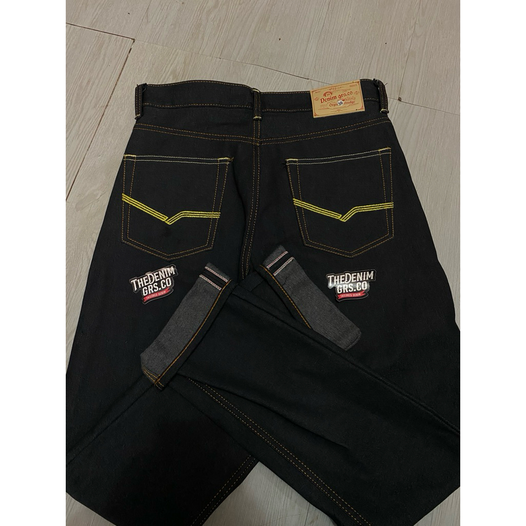 CELANA DENIM SELVEDGE ACCENNT GRS.CO  15 OZ