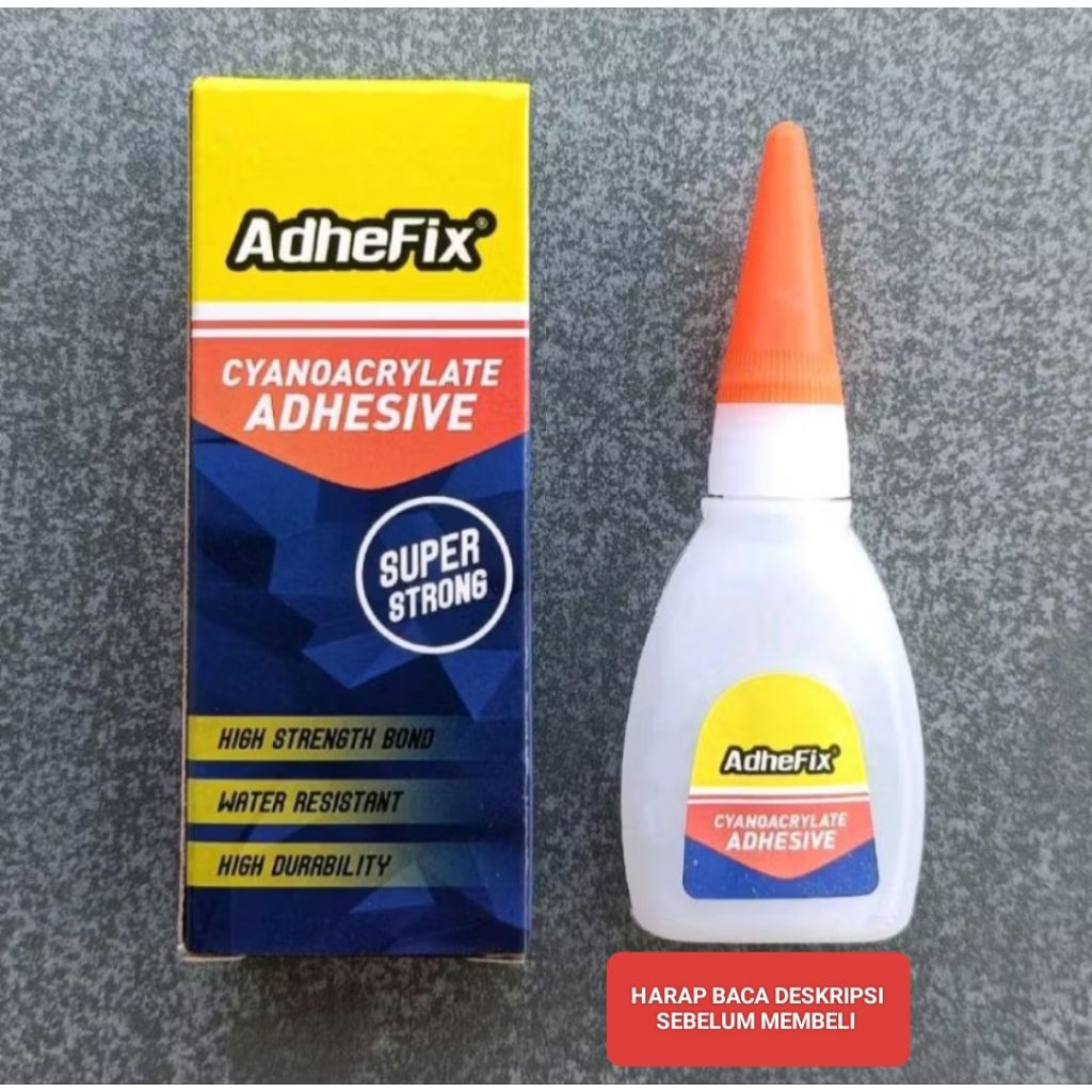 Adhefix Lem Tetes 5 Menit Cyanoacrylate Adhesive Super Strong Lem Setan Korea