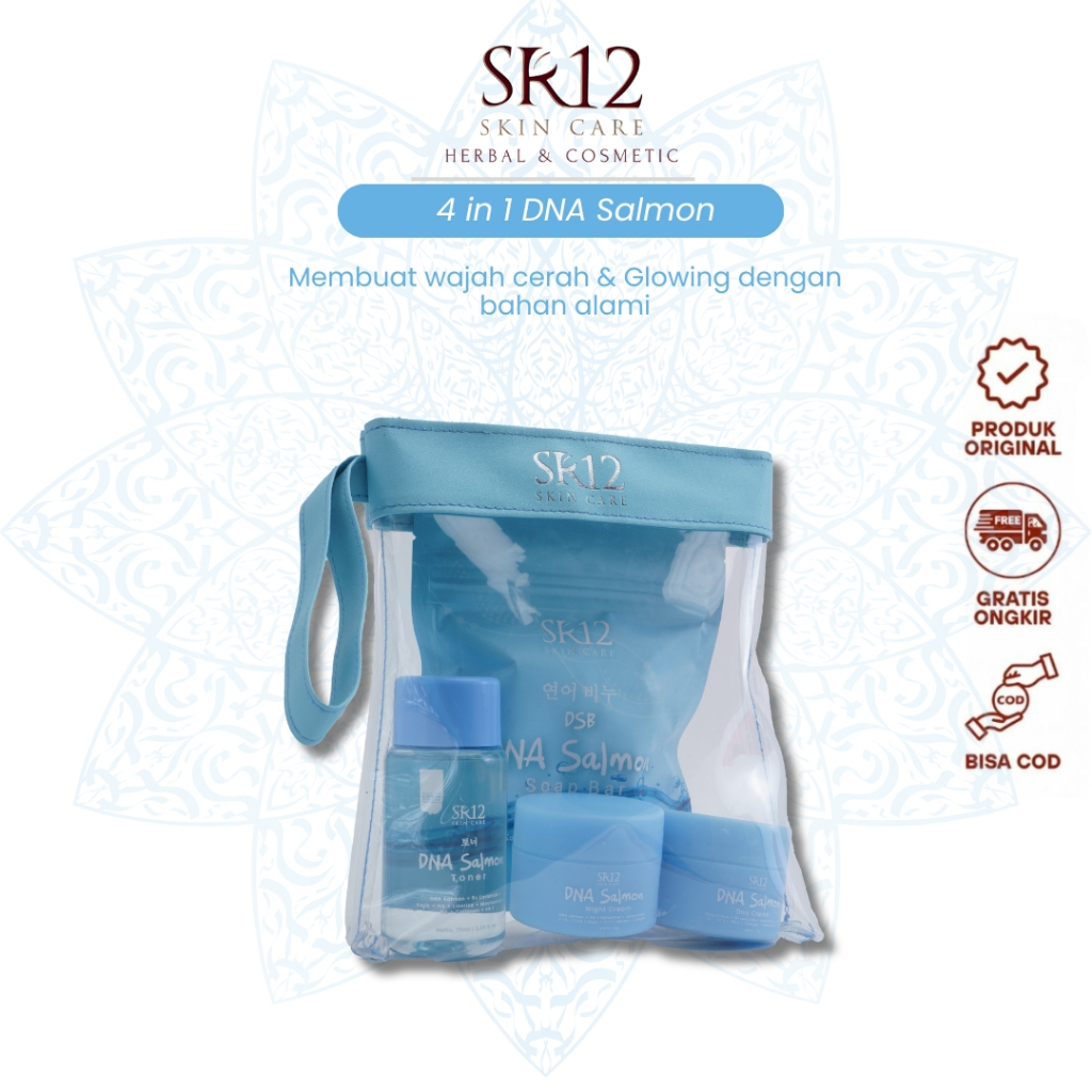 SKINCARE DNA SALMON Membantu Melembabkan dan mencerahkan kulit wajah
