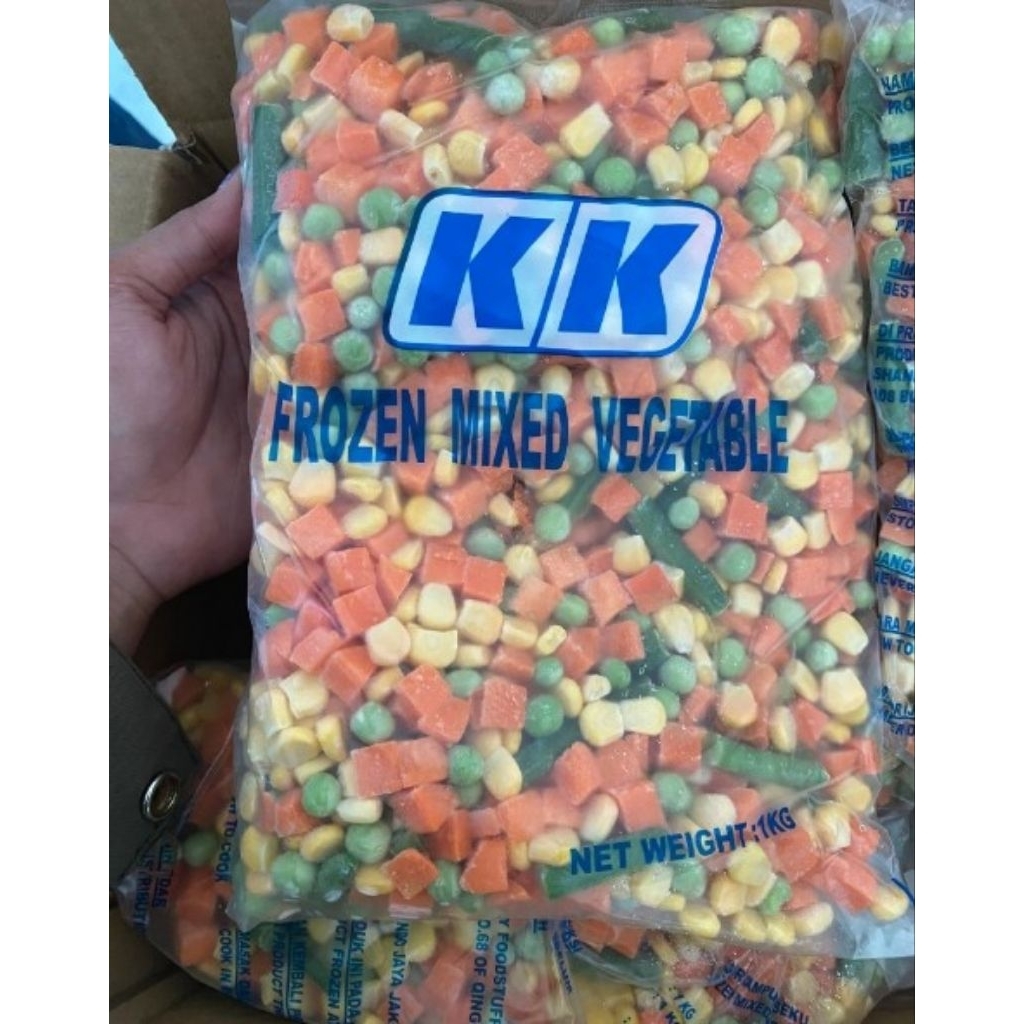 mix vegetable merk KK