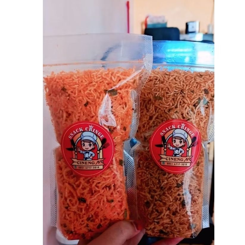 bihun kremes/mie bihun kremes pedas/cemilan viral
