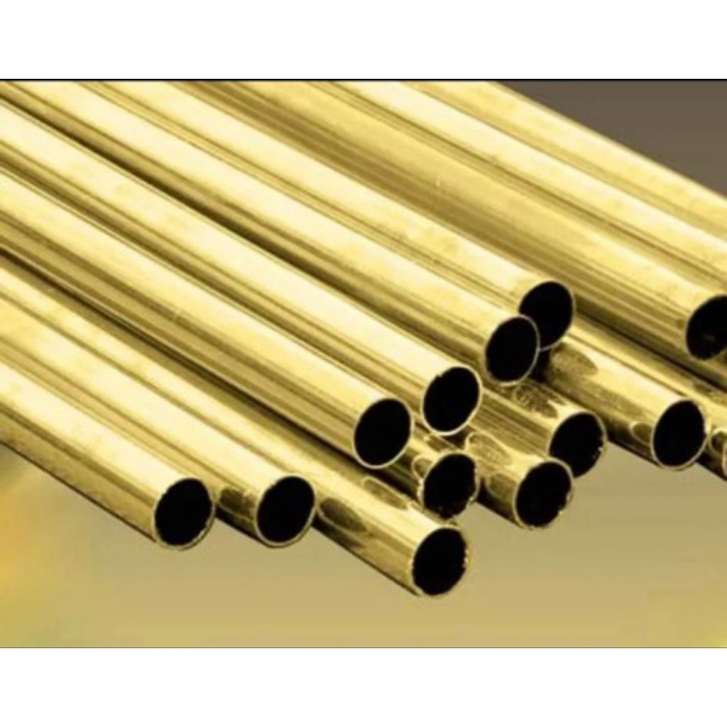 pipa kuningan diameter od 8 mm x id 6 mm x panjang 40 cm