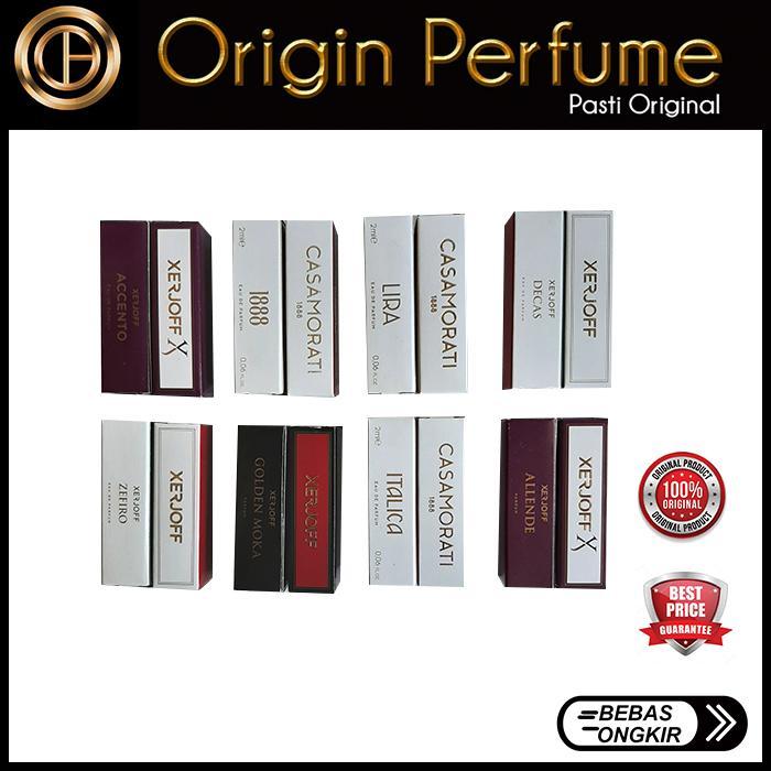 XERJOFF VIAL COLLECTION EAU DE PERFUME 2ML ORIGINAL FOR UNISEX 1888 Alexandria II Anniversary Naxos 