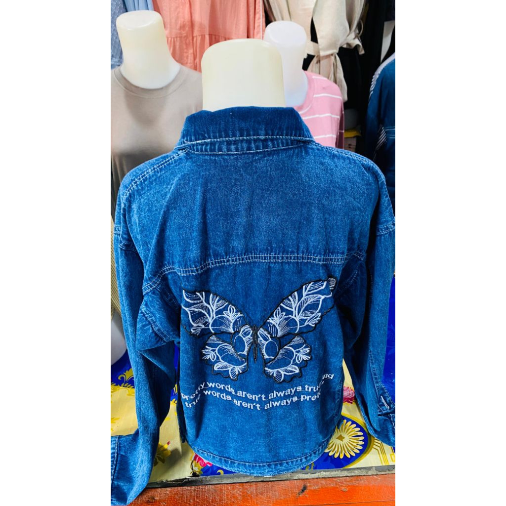 JAKET LEVIS BORDIR BAGIAN BELAKANG