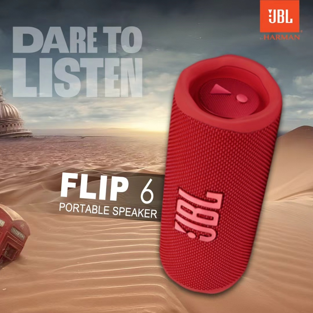 100% ORI JBL Flip 6 Waterproof Portable Bluetooth Speaker Powerful Sound and Deep Bass IPX7 Waterpro