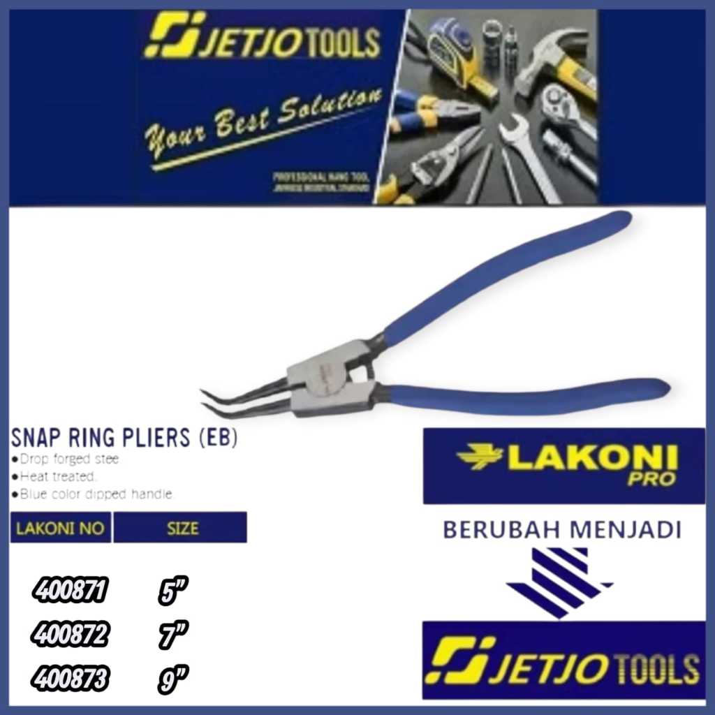 tang snap ring 5'',7'',9'' jetjo tools / snap ring pliers (ES) LAKONI PRO